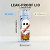 1PC Autumn Leaf Girl Character Print 750ml Color Plastic Sports Water Bottle Leakproof Flip Straw Lid Suitable for Sports Office Home Use