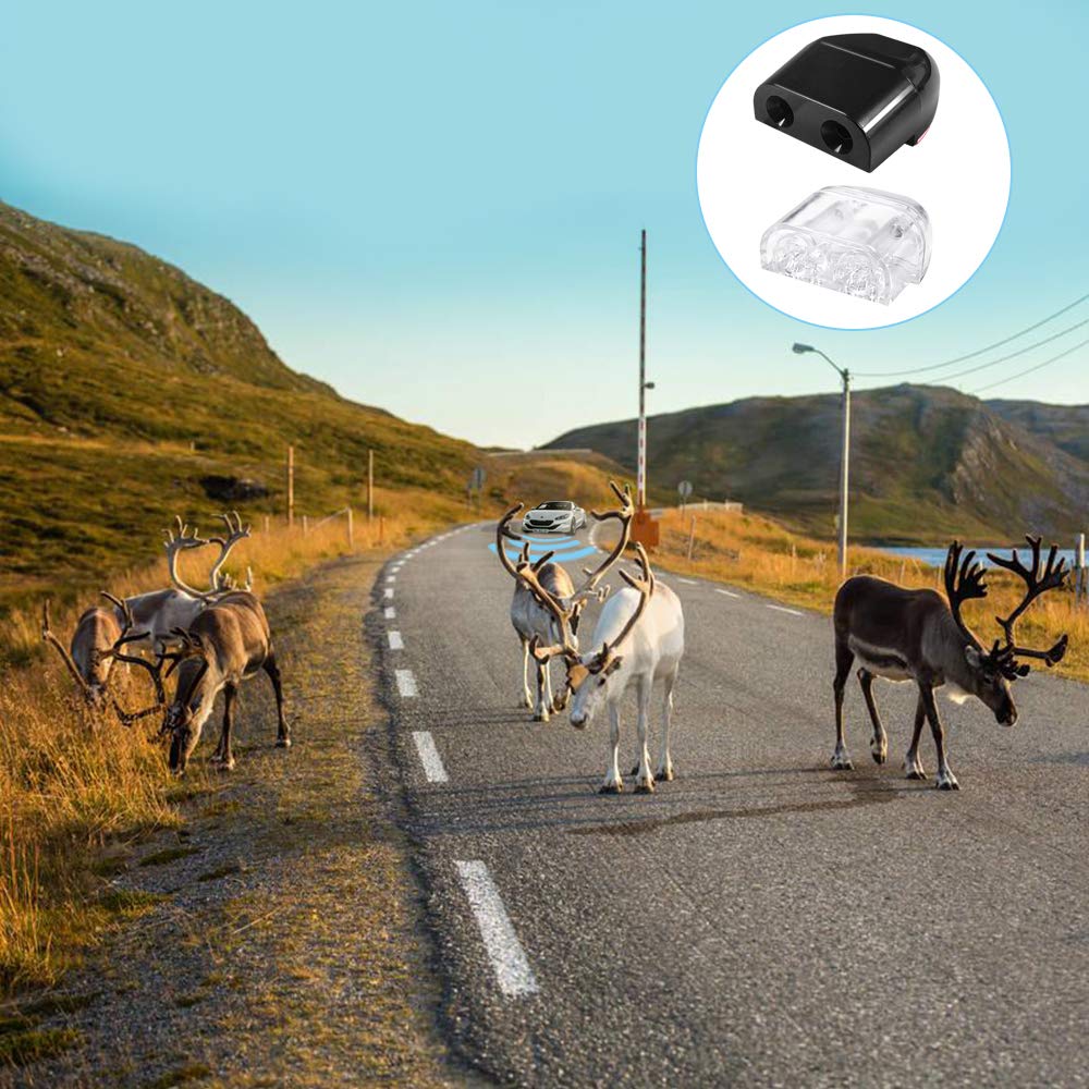 3 Pairs (6pcs) Deer Whistles FineGood Truck Motorcycle Car Plastic Deer Whistles Alarm Road