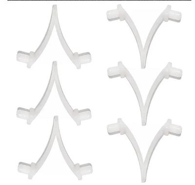 Conjunto de Limpeza para Piscina: Conectores V-Clip e I-Clip, Escova para Rede e Piso