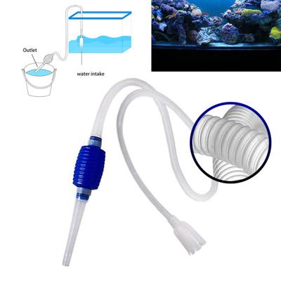 Aquarium Fischbecken Wasserwechselpumpe Siphon Saugrohr Kiesreiniger Werkzeug