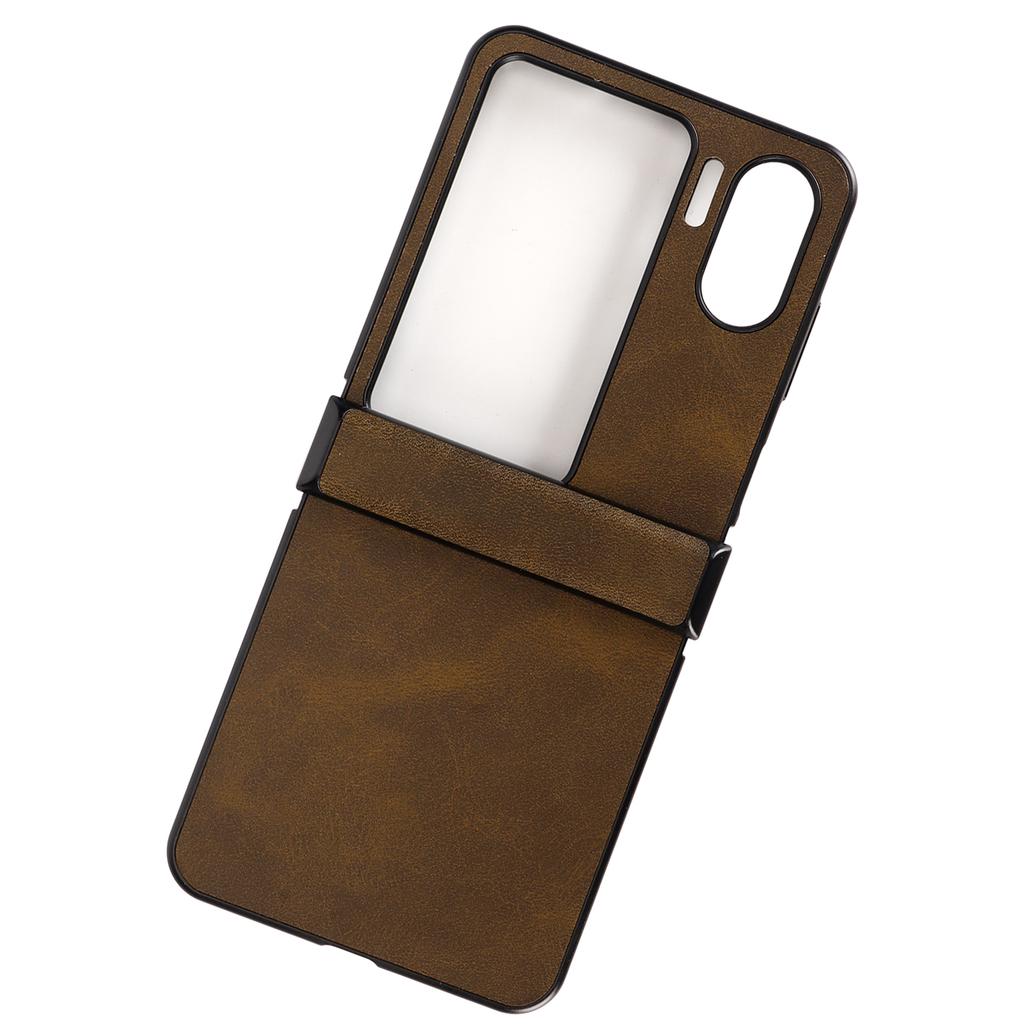 Case for Oppo Find N2 Flip Synthetic Leather Ultra Thin Shockproof Phone Protective Cover for Oppo Find N2 Flip