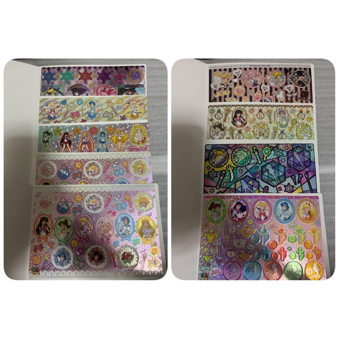 Sailor Moon 16-piece metal sheet sticker clear file bookmark
