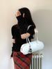 Women's French Baguette Underarm Bowling Bag - Simple Solid Shoulder Handbag