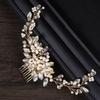 Luxury Crystal Hair Accessories Sparkling Toothed Insert Comb Pearl Hair Combs  Bridesmaid