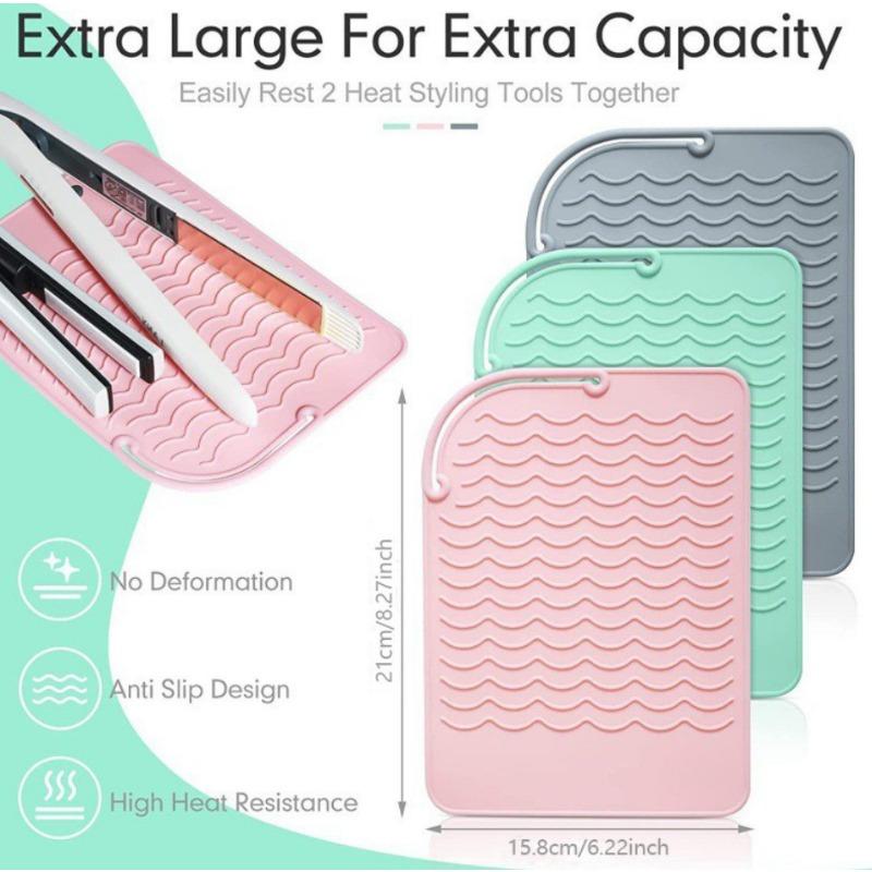 Curling Iron Salon-specific Electric Flat Iron Non-slip Heat-insulating Pad