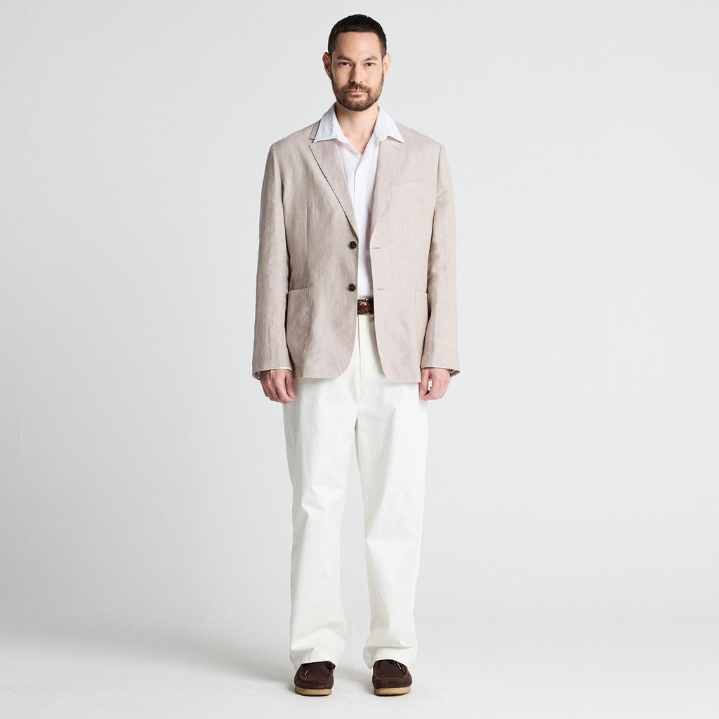 Stco Diems [Premium] 100% Linen Jacket Ivory (Classic Fit)_Djavb31Csi