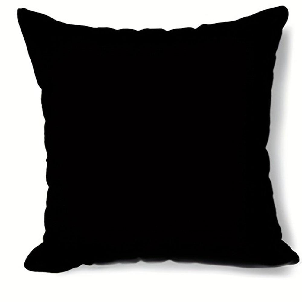 Black White Rhythms Minimalist FashionCover Bedroom Sofa Decoration Polyester Cushion Cover with Zipper
