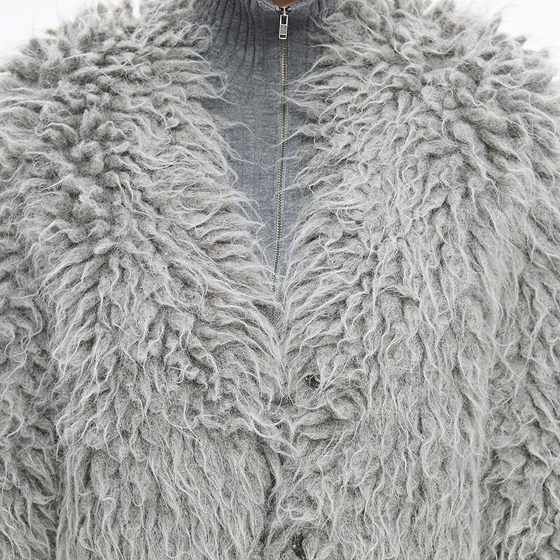 JNBY Women's Loose V-Neck Knitted Sweater