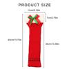 Ribbed Knitted Christmas Boot Cuffs for Women Sweet Bowknot Festival Plush Trim Leg Warmers Calf Socks for Cold Weather