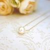 K18 Akoya Pearl Necklace with Hanadama Certificate 18K Pearl 1 8mm [Hana Kirari] 8.0mm (High-Quality Pearl) / Necklace, Pearl, (18K)