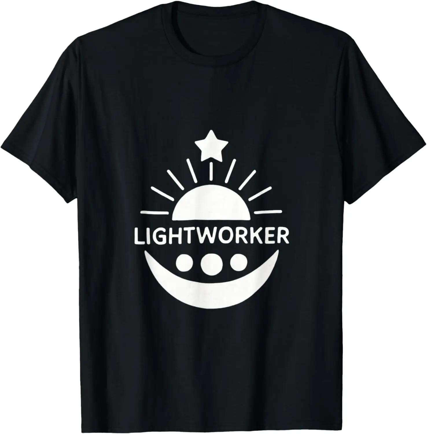 

Lightworker Reiki Energy Healing New Age Meditate Yoga TShirt Graphic T Shirts Vintage Clothes Tops Camisas Streetwear S