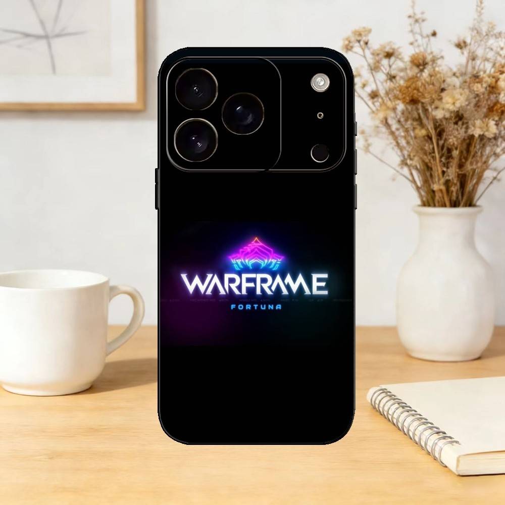 Video Game W-Warframe Phone Case Silicone black Soft For IPhone 17,16,15,14,13,12,11,SE,Plus Pro Max
