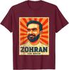 Zohran Mamdani For Mayor Merch, Zohran Mamdani Maroon T-Shirt