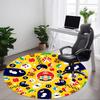 1pc Mario Characters Office Round Area Rug, Under Office Chairs Bedroom Living Room Home Decor  A1016235