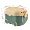 Design Toy Chest with Wheels Storage Solution for Kids' Play Area