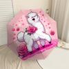 1pc Alpaca Love Automatic Folding Umbrella 8 Rib Iron Frame, Compact Portable Umbrella Suitable for Travel, Daily Use, Birthday, Women & Men Gift 018