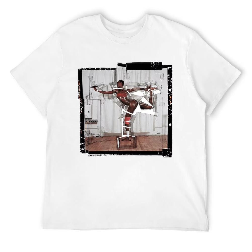 GRACE JONES TShirt street wear designer shirts Short sleeve tee Mens tshirt Vintage T Shirt Men Clothing Streetwear Harajuku S