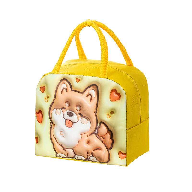 

Picnic Bag Cartoon Design Insulated Bag Bento Bag 3D Pattern For School Travel Children s Outdoor Option 1
