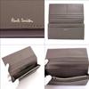 Paul Smith Long Wallet with Coin Highlight 883718 P296 BPS296 Purse, Stitching, Leather, Cowhide, Simple, Authentic, / (Beige)