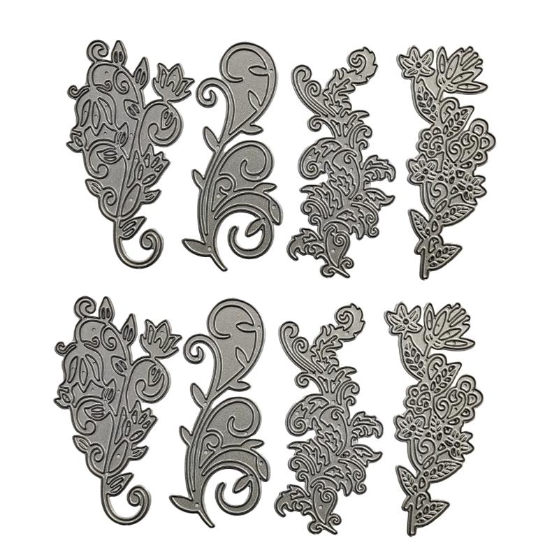 Leaf Metal Die Cuts for Greeting Card Making Scrapbooking Decorations Christmas Light Cutting Dies Stencils Molds