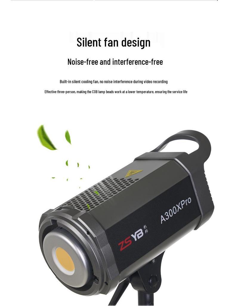 Yingbang 300W Dual Color Live Broadcast Fill Light for Jewelry, Food, and Portrait Photography