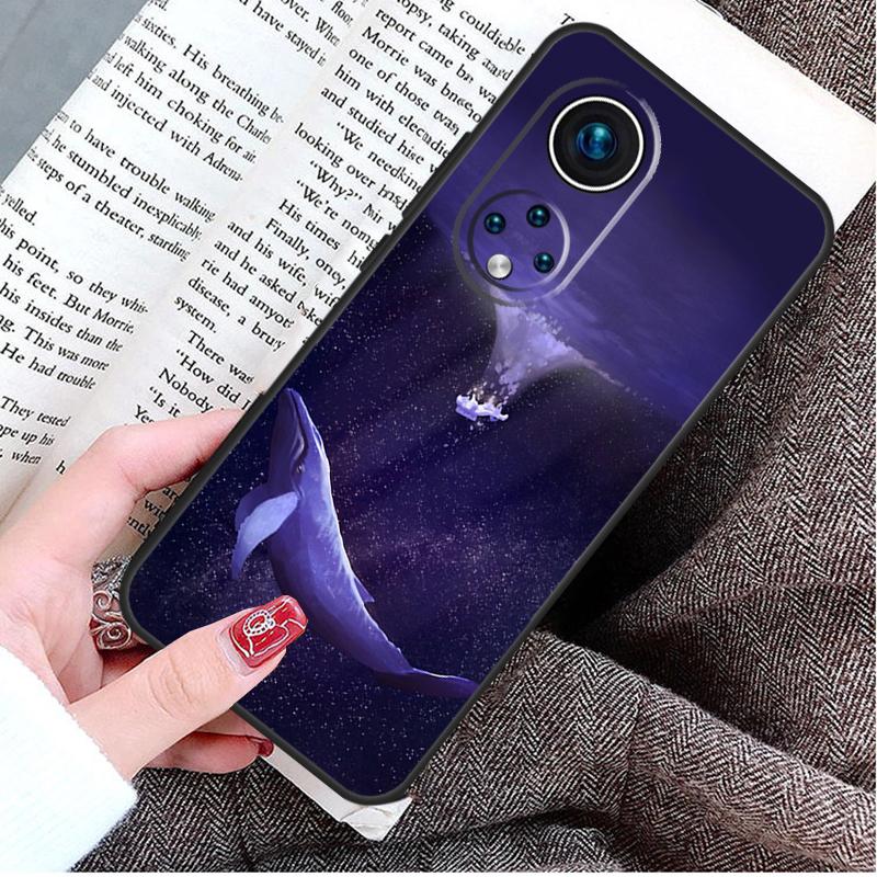 Sea Whale Narwhals Case For Honor Magic 8 6 7 Lite Honor 400 200 Pro 50 70 90 X8c X8b X9a X9c X9b X9d Win Cover