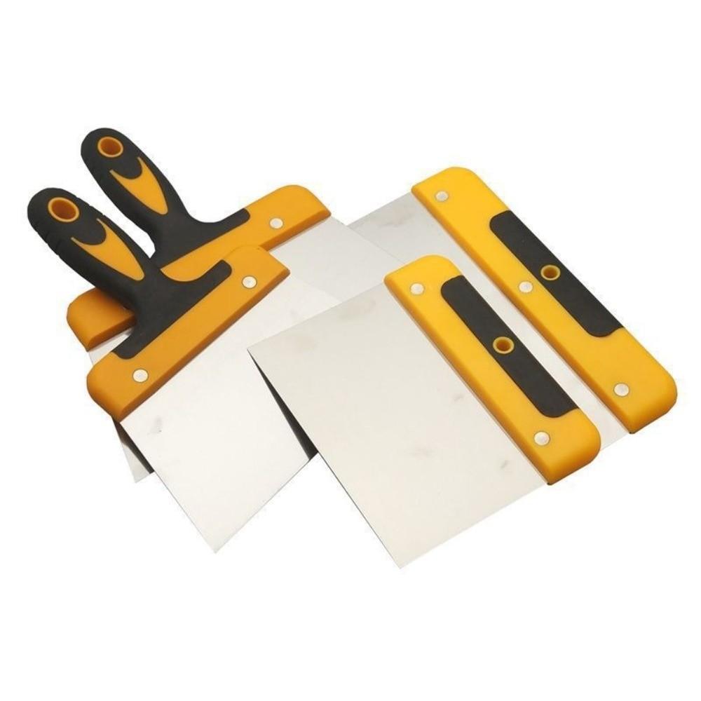Stainless Steel Scraper 4/6 Inch Plaster Spatula Shovel Wallpaper Putty Scraper  "Home Improvement