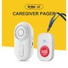 Wireless Elderly SOS Emergency Call Button with Vibration, Portable Personal Alarm for Senior Care, Remote Notification, Help