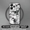Jujutsu Kaisen Yuta Okkotsu Phone Case For Xiaomi Redmi Note 14 13 12 11 Pro Plus S 5G 4G Soft Black Phone Cover