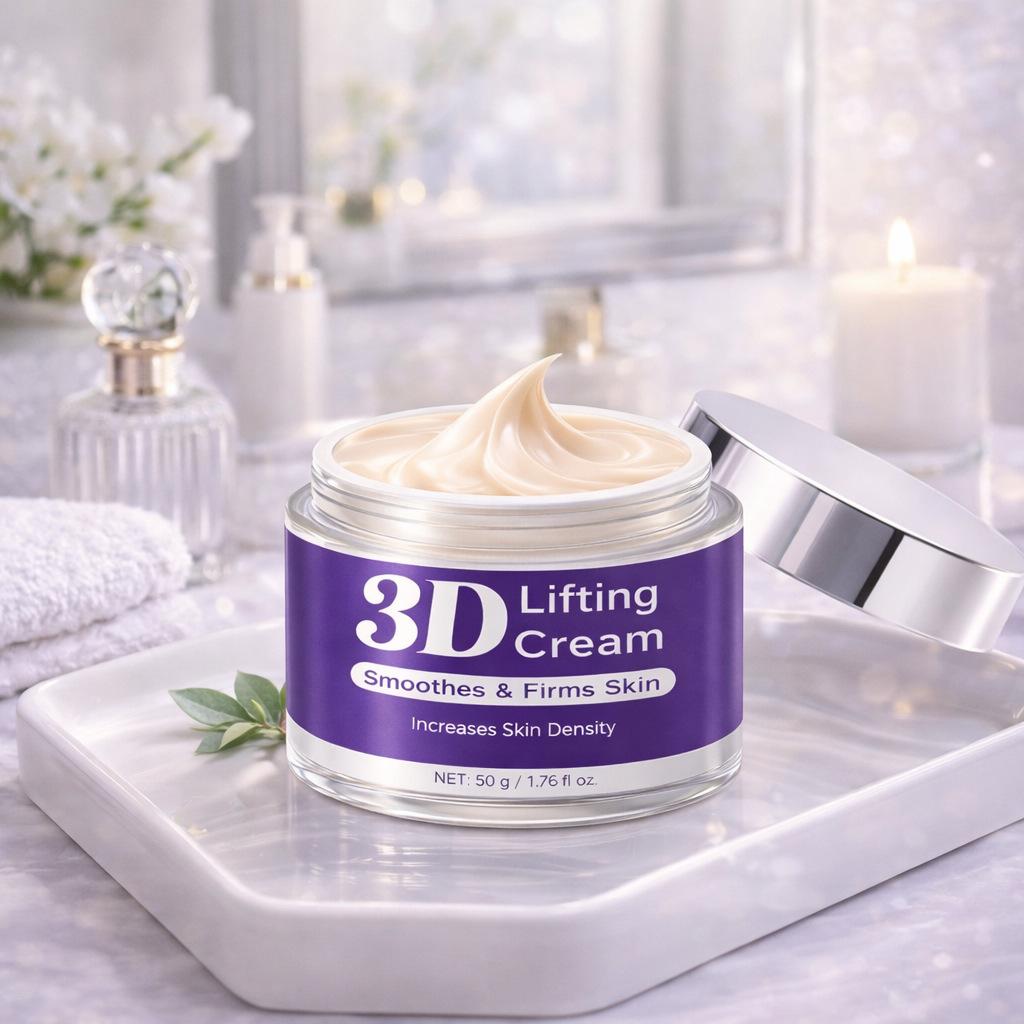 3D Lifting Firming Cream 50g Anti-Wrinkle Anti-Aging Moisturizer, Tightens Skin & Reduces Fine Lines