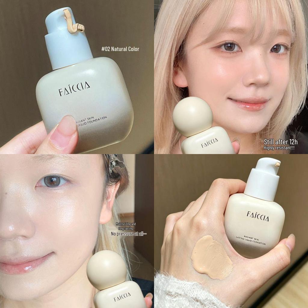 Fei Xi Bare Skin Soft Light Creamy Long-Lasting Foundation - Lightweight & Easy to Apply