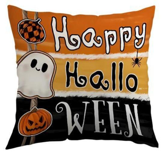 Neuer Kissenbezug Vier Stück Halloween-Thema Gruselig Horror Feiertags-Party Dekoration