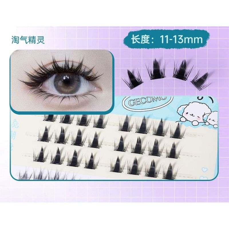 LuxeFlutter - Glue-free False Eyelashes Clusters Multipack