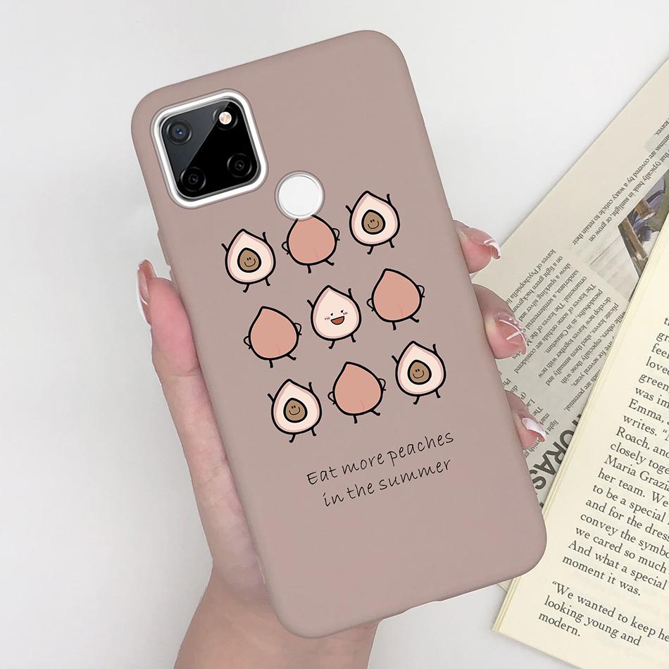 For OPPO Realme C25 C25S C25Y Case Cartoon Soft Silicone Matte Shockproof Phone Back Cover For Realme C 25 S Y Capa Funda Coque