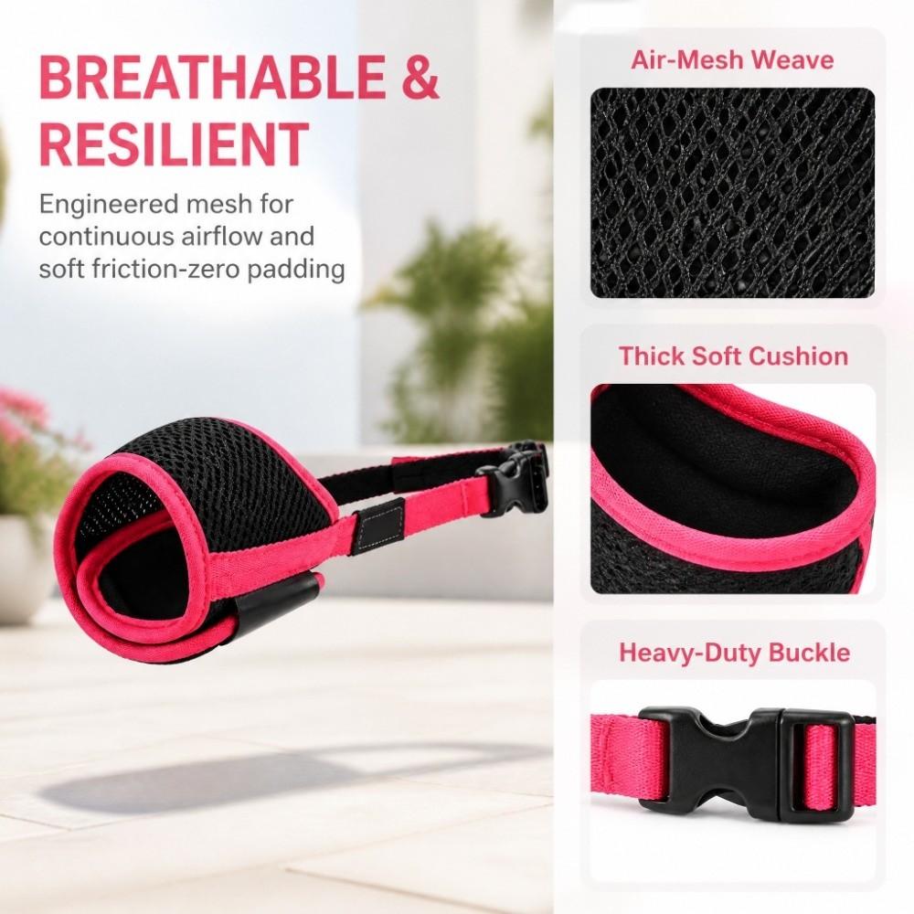 Waterproof Dog Mouth Cover Adjustable Dog Mask Soft Dog Muzzle Medium Dogs