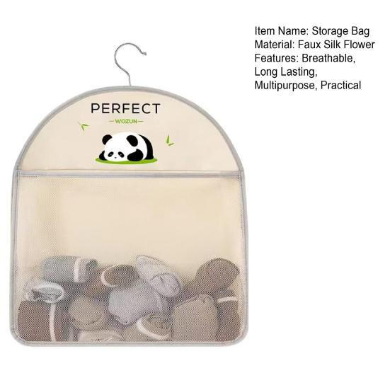 Hängetasche Große Kapazität Staubdicht Atmungsaktive Netztasche Mehrzweck Unterwäsche Socken Organizer