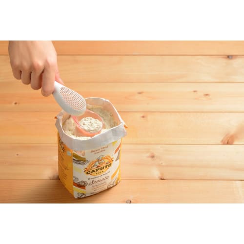 Oaks Raye Waste-Free Flour Sifter, Pink, Made in Japan, LS1534