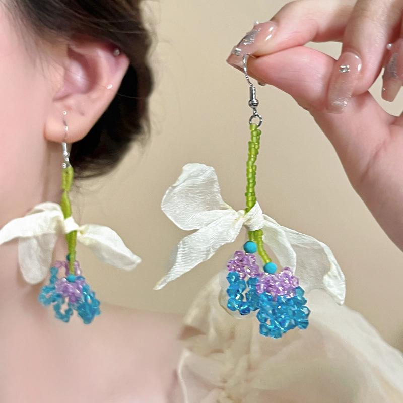 1Pair Summer Colorful Unique Dopamine Design Drop Dangle Earrings For Women Girl Korean Fashion Jewelry Accessories