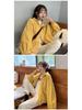 Autumn Winter Loose Fit Drawstring Jacket for Women - Korean College Style Casual Outerwear