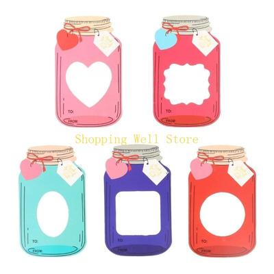 KX4B Valentines Card for Kids Candy Pouches for Partys Favor Candy Pouches 550pcs