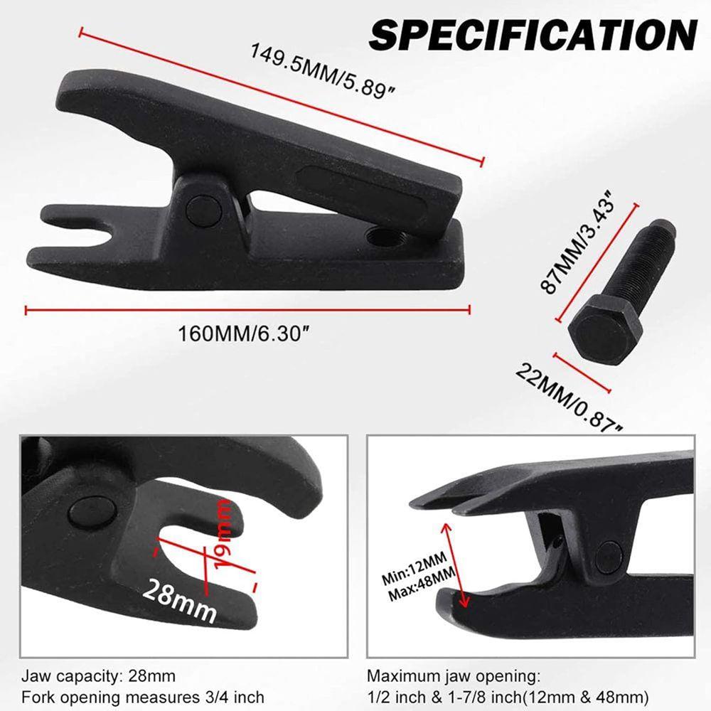 Euro Japanese Ball Joint Extractor Car Adjustable Ball Joint Separator Puller Multifunctional Puller Extractor Tool Puller Remov