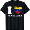 I Love Venezuela - Heart Flag Venezuela T-Shirt