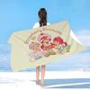 S-Strawberry Shortcakes Microfiber Printed Beach Towel Mountain Climbing Yoga Beach Swimming Running Absorbent Soft Towel
