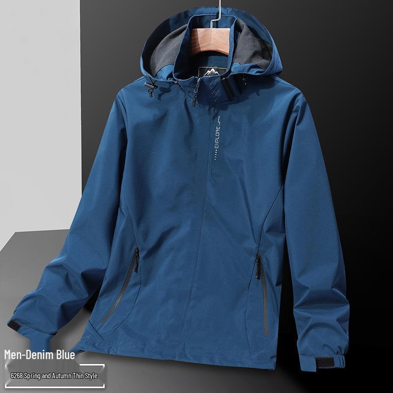 Men's Versatile Windproof Workwear Jacket for Spring, Autumn, and Winter