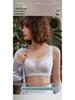 Women's Wirefree Full Coverage Push-Up Lace Minimizer Bra with Side Support and Adjustable Straps