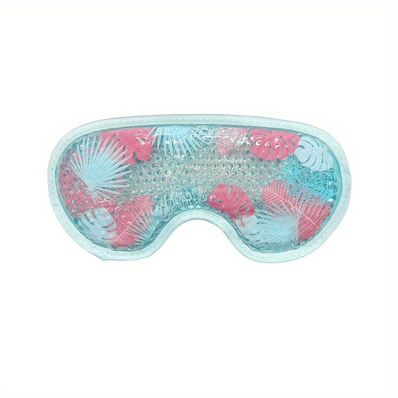 1Pc Gel Cooling Eye Mask for Eyes - Reusable, Adjustable, Soothing Ice Pack Eye Mask with Plush Backing, Paraben Free