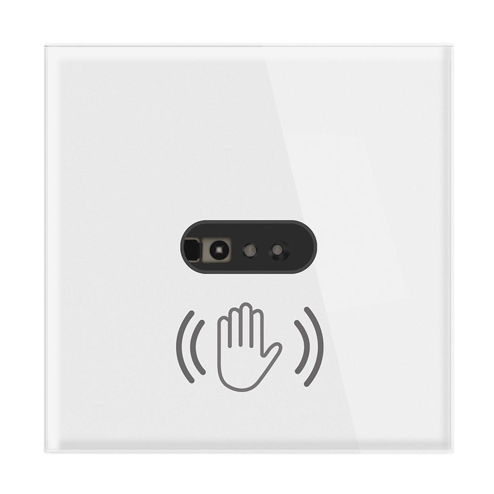 

100-240 В Умный выключатель света Инфракрасная индукция волны Бесконтактный Требуется нейтральный провод Расстояние срабатывания 8 см для гостиной спальни h2-eu-w