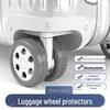 Silicone Silent Luggage Wheel Cover - Universal Replacement Accessory