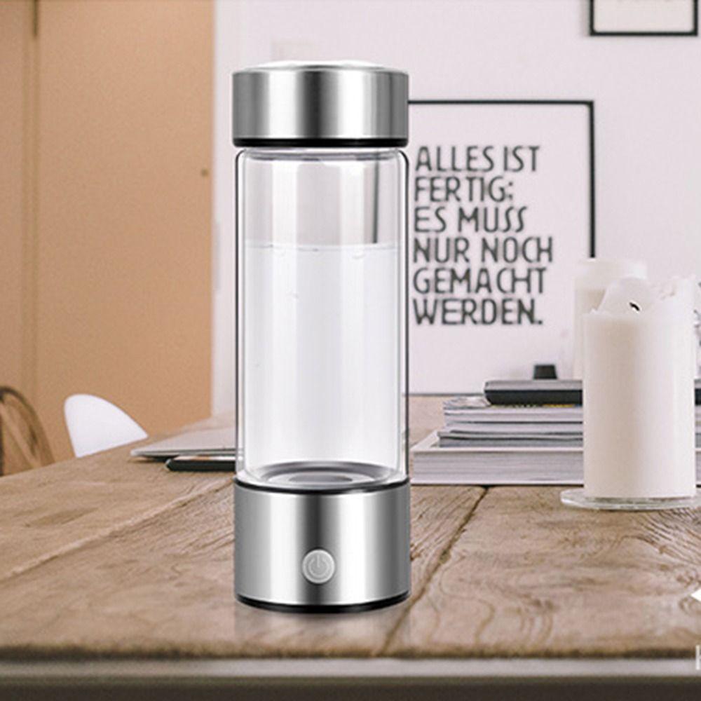 Portable Hydrogen Water Bottle Generator Glass Balanced pH Hydrogen Water Cup  Daily Drinking