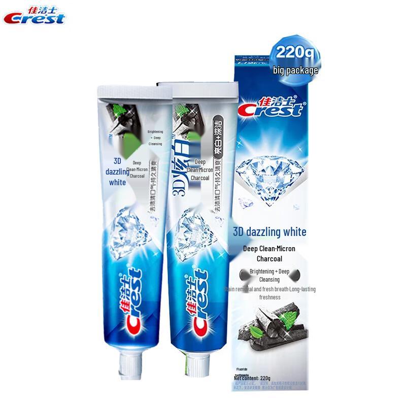 

Crest 3D White Micro-Charcoal Toothpaste Twin Pack